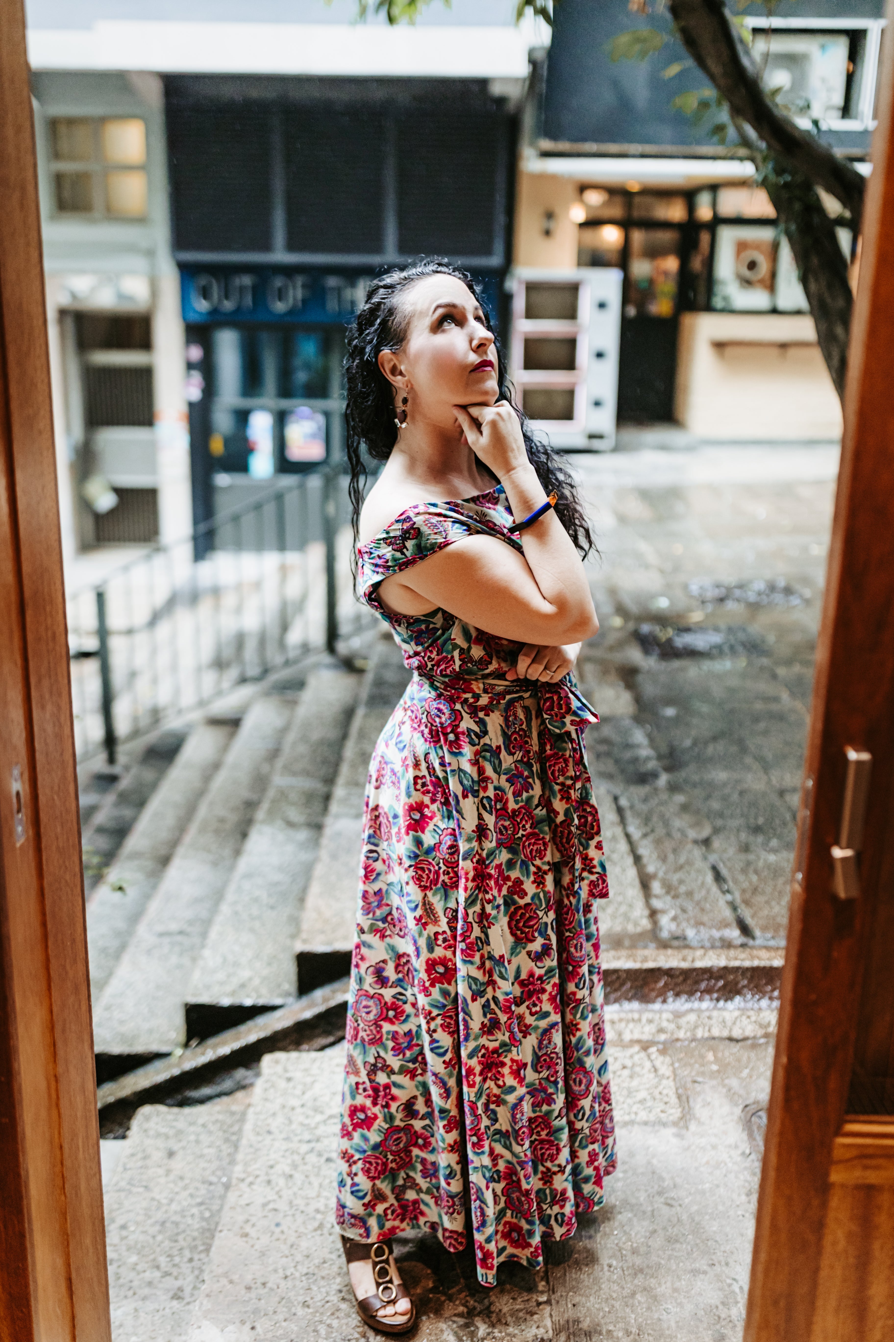 CAPRI SKIRT FLOWER PRINT